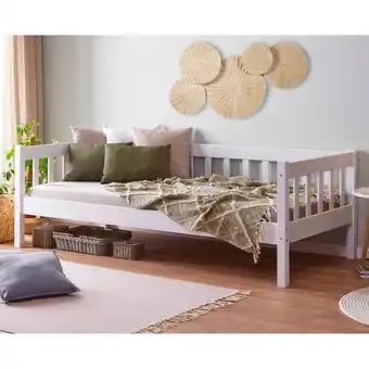 Netto Marken-Discount Inter Link Tagesbett Sintro 90x200 cm inkl. Lattenrost - Weiss Angebot