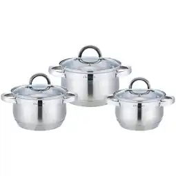 Netto Marken-Discount 6-tlg Edelstahl Kochtopfset Induktion Gastronomie Angebot