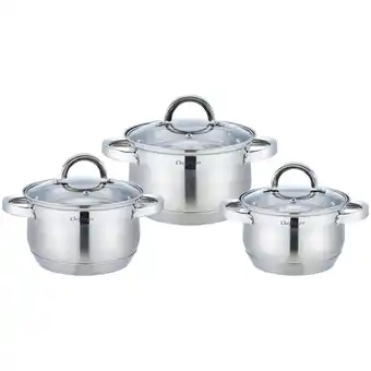 Netto Marken-Discount 6-tlg Edelstahl Kochtopfset Induktion Gastronomie Angebot