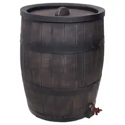 Netto Marken-Discount Regentonne Wasserbehälter Fass Eichenfass 140 L Angebot
