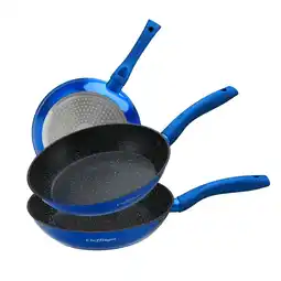 Netto Marken-Discount 3tlg Pfannenset Induktion Bratpfanne ø20-24-28cm Angebot