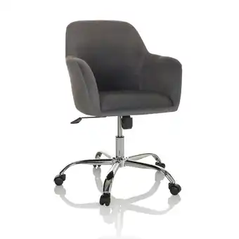 Netto Marken-Discount hjh OFFICE Home Office Bürostuhl SOLAO 300 Stoff mit Armlehnen Angebot