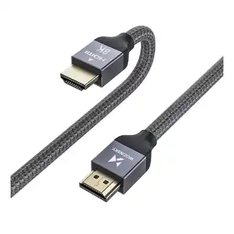 Netto Marken-Discount HDMI 2.1 8K 60 Hz 48 Gbps / 4K 120 Hz / 2K 144 Hz Silber 3m Angebot