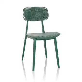 Netto Marken-Discount hjh OFFICE Outdoor Stuhl ARTIFO HOL Kunststoff ohne Armlehnen Angebot
