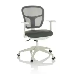Netto Marken-Discount hjh OFFICE Home Office Bürostuhl TOP 108 W Stoff/Netzstoff mit Armlehnen Angebot