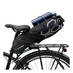 Netto Marken-Discount Geräumige Fahrrad Satteltasche Satteltasche groß 12l schwarz Angebot