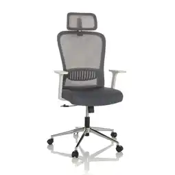 Netto Marken-Discount hjh OFFICE Home Office Bürostuhl BELAIA W Stoff mit Armlehnen Angebot