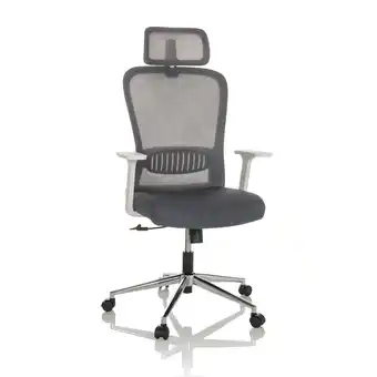 Netto Marken-Discount hjh OFFICE Home Office Bürostuhl BELAIA W Stoff mit Armlehnen Angebot