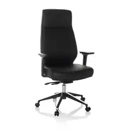 Netto Marken-Discount hjh OFFICE Profi Chefsessel VITORO ECO Kunstleder mit Armlehnen (höhenverstellbar) Angebot