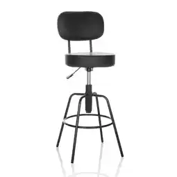 Netto Marken-Discount hjh OFFICE Barhocker DISC HIGH Kunstleder ohne Armlehnen Angebot