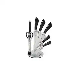 Netto Marken-Discount Messerblock Metallic Black (8tlg) Angebot