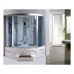 Netto Marken-Discount PureHaven 2in1 Whirlpool und Dampfdusche 150x150x225 cm mit Aluminiumrahmen Angebot