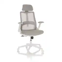 Netto Marken-Discount hjh OFFICE Home Office Bürostuhl VENDO W Stoff/Netzstoff mit Armlehnen Angebot