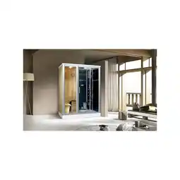 Netto Marken-Discount PureHaven Luxus 2in1 Finnische Sauna und Dampfdusche 170x100 cm für 2 Personen Angebot