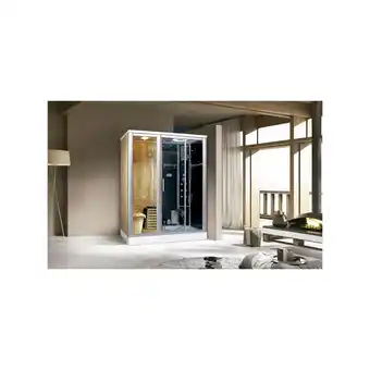 Netto Marken-Discount PureHaven Luxus 2in1 Finnische Sauna und Dampfdusche 170x100 cm für 2 Personen Angebot