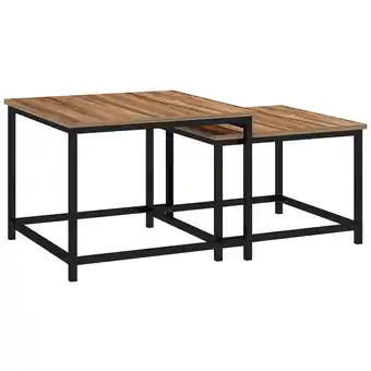 Netto Marken-Discount HOMCOM Couchtisch Spanplatte, Stahl Angebot