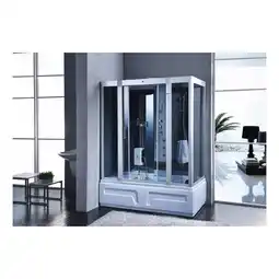 Netto Marken-Discount PureHaven 2in1 Whirlpool und Dampfdusche 150x90 cm mit Tropenbrause Angebot