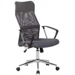 Netto Marken-Discount TPFLiving Bürostuhl Cordoba mit Netztbezug Grau Angebot