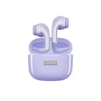 Netto Marken-Discount Lenovo LP40 Pro Bluetooth-Kopfhörer Violett Angebot