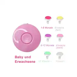 Netto Marken-Discount TPFBeauty Baby Nageltrimmer Elektrisch mit 6 Schleifköpfen, Weiß Angebot