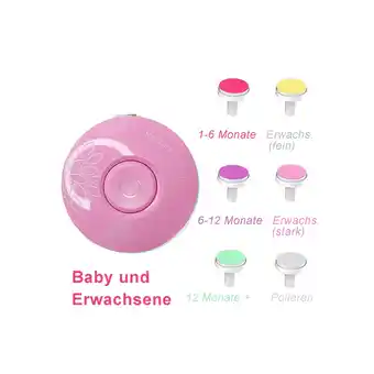 Netto Marken-Discount TPFBeauty Baby Nageltrimmer Elektrisch mit 6 Schleifköpfen, Weiß Angebot