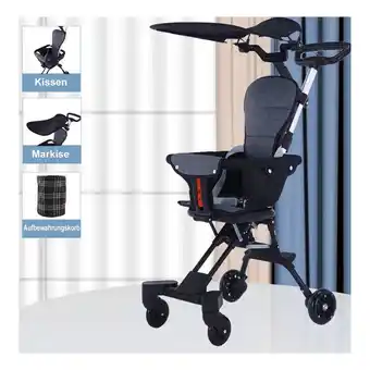 Netto Marken-Discount TPFLiving Klappkinderwagen aus Aluminium mit Sitzpolster und Sonnenschutz Angebot