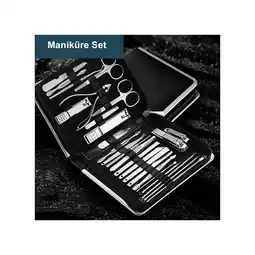 Netto Marken-Discount TPFBeauty Maniküre- & Pediküre-Set 26-teilig aus Kunstleder - Schwarz Angebot