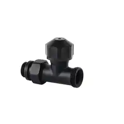 Netto Marken-Discount sanicomfort Thermostatventil Unterteil Design schwarz RAL 9005 - versch. Ausführungen Angebot