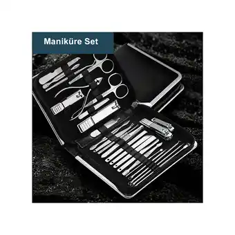 Netto Marken-Discount TPFBeauty Maniküre- & Pediküre-Set 26-teilig aus Kunstleder - Rosa Angebot