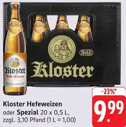Gebauer's Kloster Hefeweizen oder Spezial Angebot