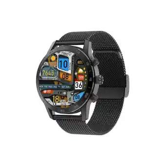 Netto Marken-Discount TPFNet Smart Watch / Fitness Tracker IP67 - Milanaise Armband - Android & IOS - Silber Angebot