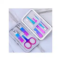 Netto Marken-Discount TPFBeauty Maniküre- & Pediküre-Set 7-teilig aus Kunstleder - Blau Angebot