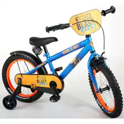 Netto Marken-Discount TPFSports NERF Kinderfahrrad - Jungen - 16 Zoll - Rücktritt + Handbremse - Satinblau Angebot