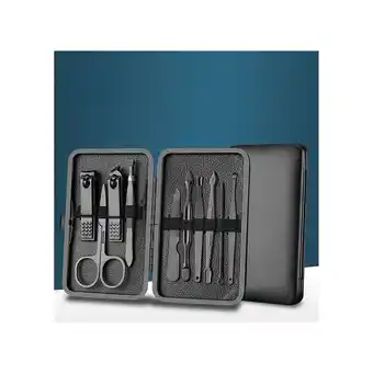 Netto Marken-Discount TPFBeauty Maniküre- & Pediküre-Set 10-teilig aus Kunstleder - Schwarz Angebot