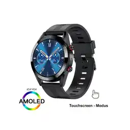 Netto Marken-Discount TPFNet Smart Watch / Fitness Tracker IP67 - Silikon Armband - Android & IOS - Schwarz Angebot