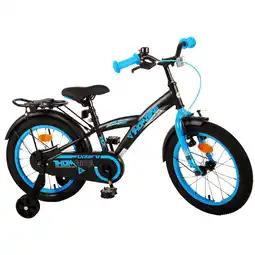 Netto Marken-Discount TPFSports Thombike Kinderfahrrad - Jungen - 16 Zoll - Rücktritt + Handbremse - Grün Angebot
