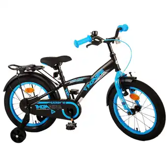 Netto Marken-Discount TPFSports Thombike Kinderfahrrad - Jungen - 16 Zoll - Rücktritt + Handbremse - Grün Angebot