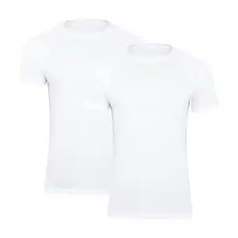 Netto Marken-Discount Paolo Renzo Rundhals T-Shirt 2 Stück - Größe XXL - Weiß Angebot