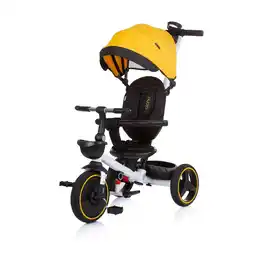 Netto Marken-Discount Chipolino Dreirad Alpha 3 in 1 Schiebegriff Becherhalter faltbar PU-Räder Korb gelb Angebot