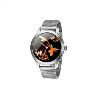 Netto Marken-Discount TPFNet Damen Smart Watch / Fitness Tracker IP68 - Milanaise Armband - Android & IOS - Silber Angebot