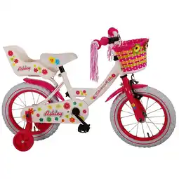 Netto Marken-Discount TPFSports Ashley Kinderfahrrad - Mädchen - 14 Zoll - Rücktritt + Handbremse - Weiß Angebot