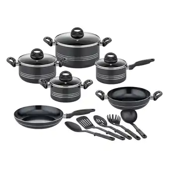 Netto Marken-Discount Kochtopf-Set Milano Nero 15-tlg Angebot
