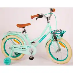 Netto Marken-Discount TPFSports Excellent Kinderfahrrad - Mädchen - 16 Zoll - Rücktritt + Handbremse - Grün Angebot