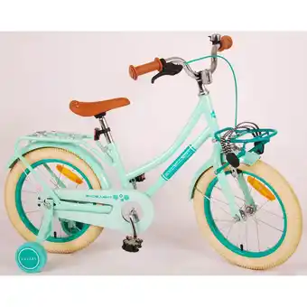 Netto Marken-Discount TPFSports Excellent Kinderfahrrad - Mädchen - 16 Zoll - Rücktritt + Handbremse - Grün Angebot