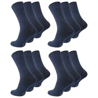Netto Marken-Discount Paolo Renzo Business Socken 36 Paar - Größe 39/42 - Marineblau Angebot