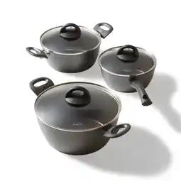 Netto Marken-Discount STONELINE CERAMIC Kochgeschirr-Set, 6-tlg. mit Glasdeckeln Angebot