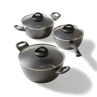 Netto Marken-Discount STONELINE CERAMIC Kochgeschirr-Set, 6-tlg. mit Glasdeckeln Angebot
