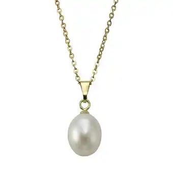 Netto Marken-Discount Fascination by Ellen K. Halskette Gold 333 mit Perle weiß 8-9mm Angebot