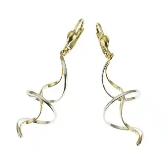 Netto Marken-Discount Fascination by Ellen K. Ohrringe 333 Gold zweifarbig Spirale Angebot