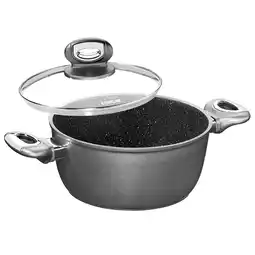 Netto Marken-Discount STONELINE Gourmundo Kochtopf 20cm, mit Glasdeckel, Made in Germany Angebot